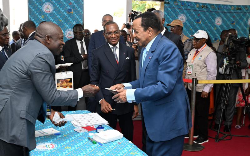 2025 Presidential Election: President Paul BIYA cast Vote in Yaounde