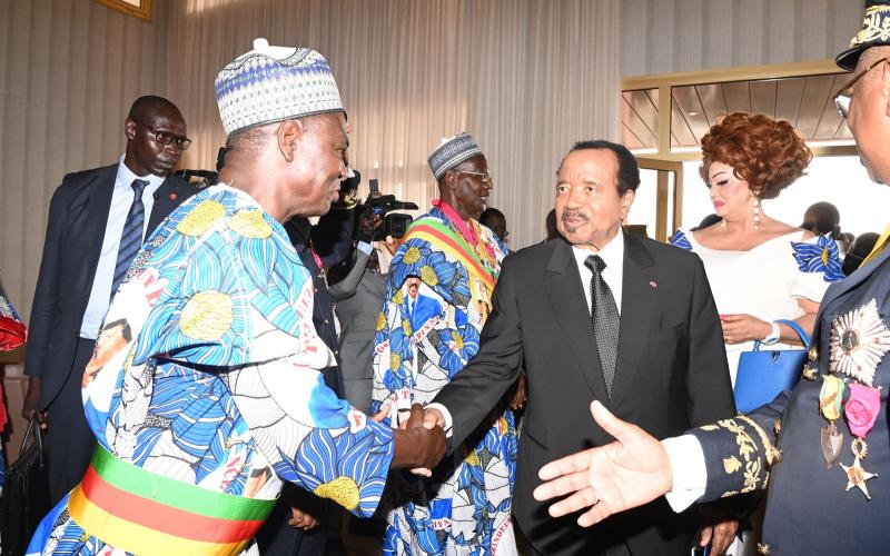 Le Président Paul BIYA et la Première Dame, Madame Chantal BIYA, à Maroua