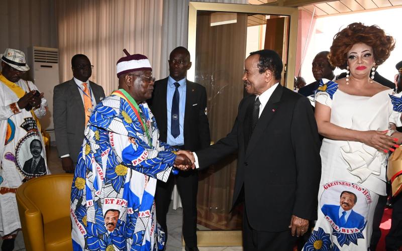 Le Président Paul BIYA et la Première Dame, Madame Chantal BIYA, à Maroua