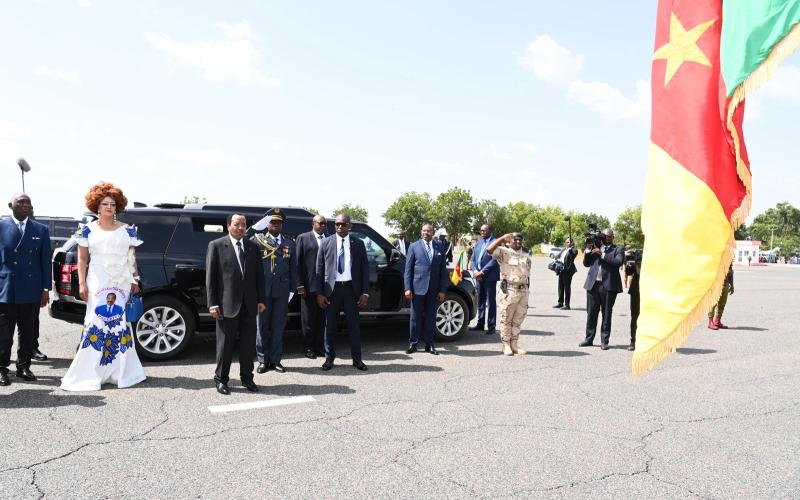 Le Président Paul BIYA et la Première Dame, Madame Chantal BIYA, à Maroua