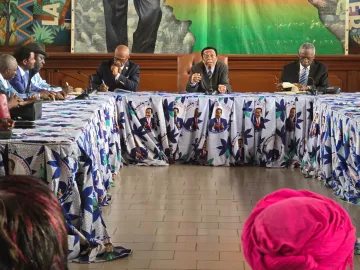 The Secretary General of the CPDM Central Committee granted an audience to ally political parties on 1 October 2025.