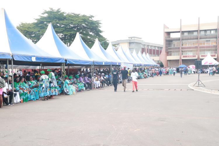 Meeting de lancement de la campagne du RDPC, le samedi, 27 septembre 2025 à l'esplanade de l'hôtel de Ville de Yaoundé